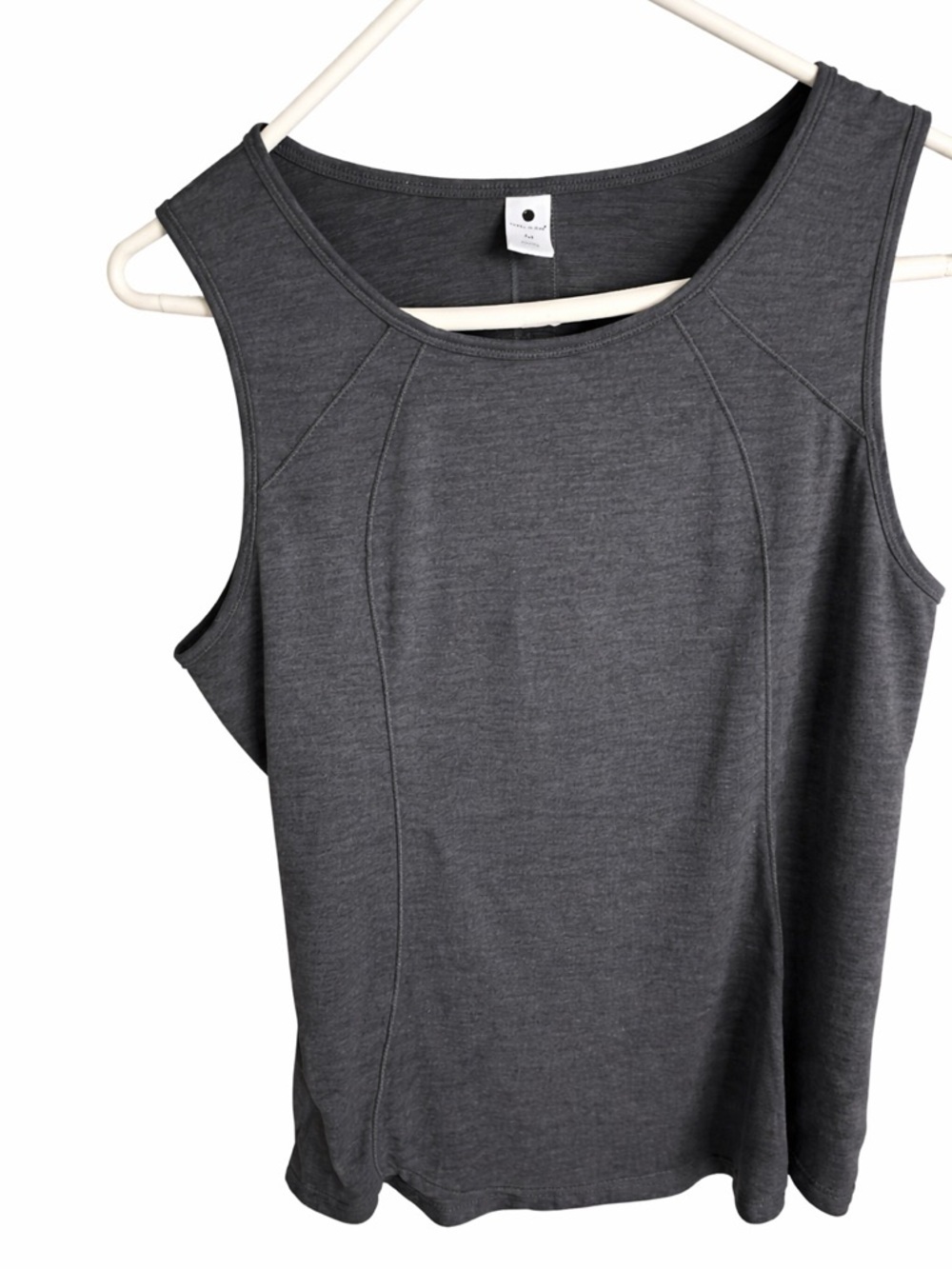 Yogalicious Charcoal SleevelessAthletic Tank Top Racerback WorkoutGym Activewear